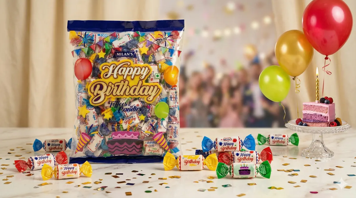 Happy Birthday Toffees & Candies — Party Pack